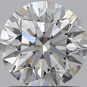 0.96 carat, G colour, SI1 clarity, Round shape, Natural Diamond.