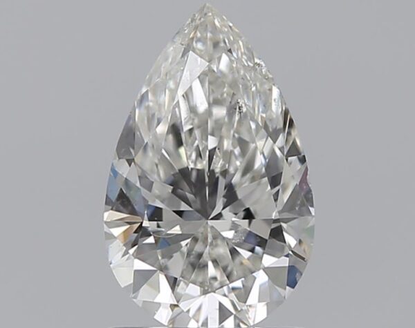 1 carat, H colour, SI2 clarity, Pear shape, Natural Diamond.