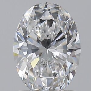 1.2 carat, D colour, VS2 clarity, Oval shape, Natural Diamond.