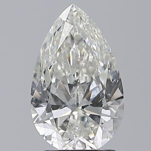 2.01 carat, G colour, SI2 clarity, Pear shape, Natural Diamond.
