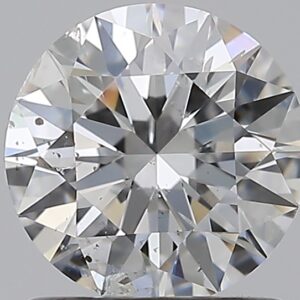 0.96 carat, D colour, SI2 clarity, Round shape, Natural Diamond.
