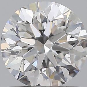 0.96 carat, F colour, SI1 clarity, Round shape, Natural Diamond.