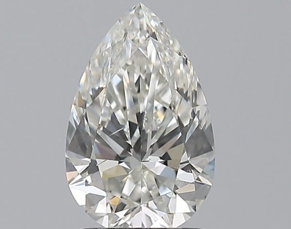 1.51 carat, H colour, SI1 clarity, Pear shape, Natural Diamond.