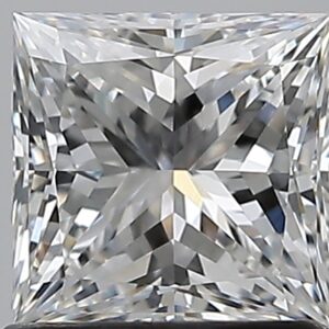 1.02 carat, E colour, VVS2 clarity, Princess shape, Natural Diamond.
