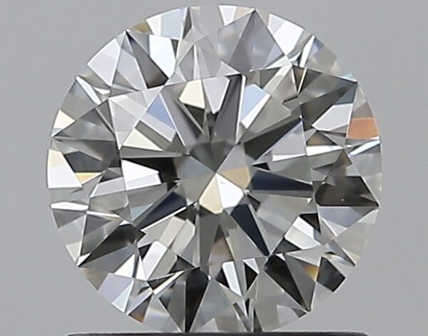0.96 carat, H colour, VVS2 clarity, Round shape, Natural Diamond.