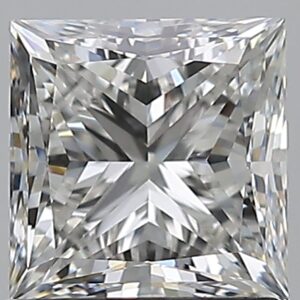 1.2 carat, H colour, VS1 clarity, Princess shape, Natural Diamond.
