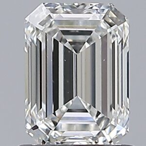 1.01 carat, G colour, VS2 clarity, Emerald shape, Natural Diamond.