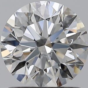 1.01 carat, F colour, SI2 clarity, Round shape, Natural Diamond.