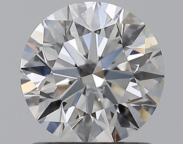 1.01 carat, F colour, SI2 clarity, Round shape, Natural Diamond.