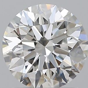 1.09 carat, F colour, VVS2 clarity, Round shape, Natural Diamond.