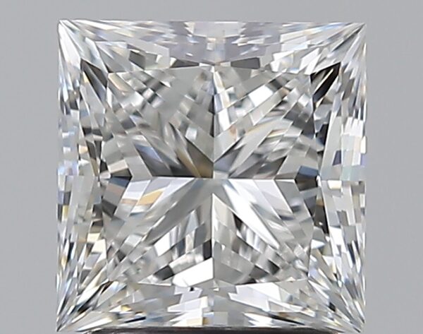 2.01 carat, F colour, VS1 clarity, Princess shape, Natural Diamond.