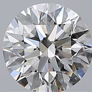1 carat, F colour, SI1 clarity, Round shape, Natural Diamond.