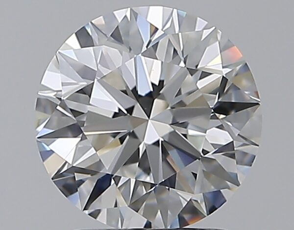 1.7 carat, E colour, VS1 clarity, Round shape, Natural Diamond.
