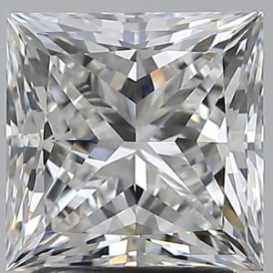 2.2 carat, F colour, VS1 clarity, Princess shape, Natural Diamond.