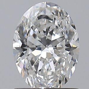 1.01 carat, E colour, SI1 clarity, Oval shape, Natural Diamond.