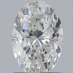 1 carat, F colour, VS2 clarity, Oval shape, Natural Diamond.