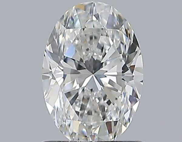 1 carat, F colour, VS2 clarity, Oval shape, Natural Diamond.