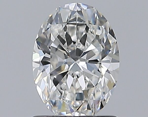 1.01 carat, F colour, VS2 clarity, Oval shape, Natural Diamond.