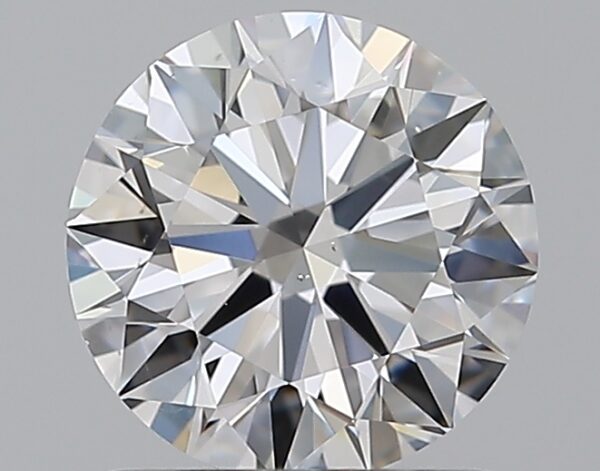 0.96 carat, D colour, VS2 clarity, Round shape, Natural Diamond.