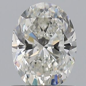 0.96 carat, H colour, VS2 clarity, Oval shape, Natural Diamond.