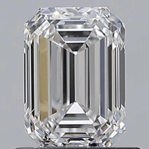 1 carat, D colour, VS1 clarity, Emerald shape, Natural Diamond.