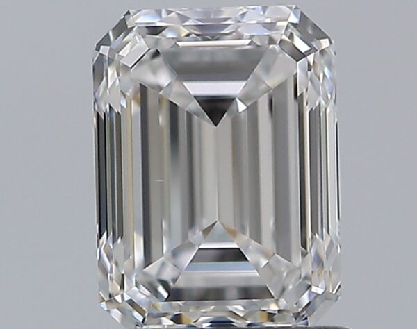 1 carat, D colour, VS1 clarity, Emerald shape, Natural Diamond.