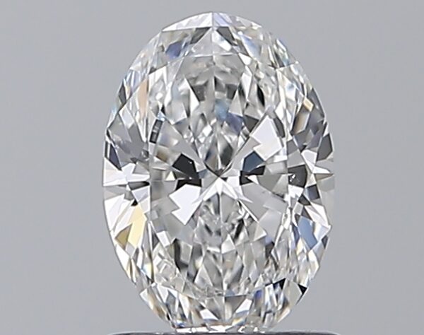 1 carat, E colour, SI1 clarity, Oval shape, Natural Diamond.