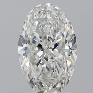 2.51 carat, G colour, SI1 clarity, Oval shape, Natural Diamond.