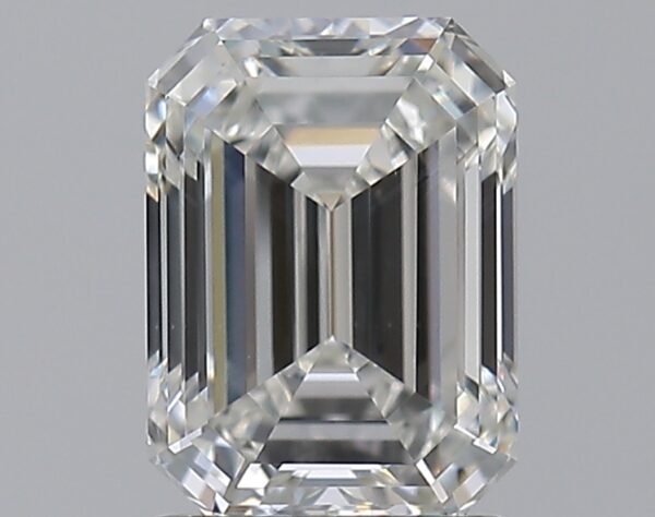 1.51 carat, H colour, VS2 clarity, Emerald shape, Natural Diamond.