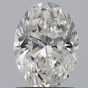 1.5 carat, H colour, VS2 clarity, Oval shape, Natural Diamond.