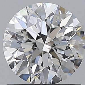 1.01 carat, E colour, SI2 clarity, Round shape, Natural Diamond.