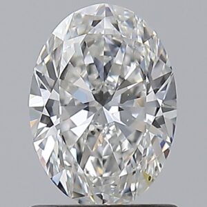 1.01 carat, F colour, SI1 clarity, Oval shape, Natural Diamond.