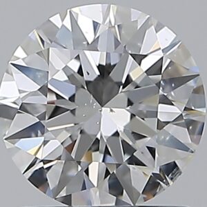 1.01 carat, F colour, SI2 clarity, Round shape, Natural Diamond.