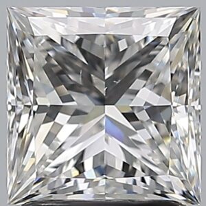 1.79 carat, G colour, VS2 clarity, Princess shape, Natural Diamond.