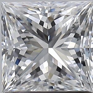 1.01 carat, D colour, VS1 clarity, Princess shape, Natural Diamond.