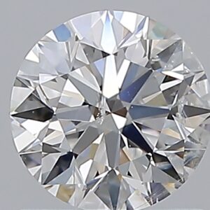0.96 carat, E colour, SI2 clarity, Round shape, Natural Diamond.