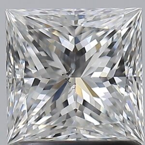 1.2 carat, G colour, SI2 clarity, Princess shape, Natural Diamond.