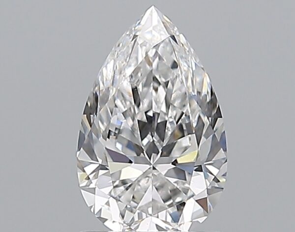 1.01 carat, E colour, SI1 clarity, Pear shape, Natural Diamond.