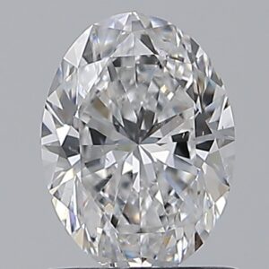 1 carat, D colour, SI1 clarity, Oval shape, Natural Diamond.