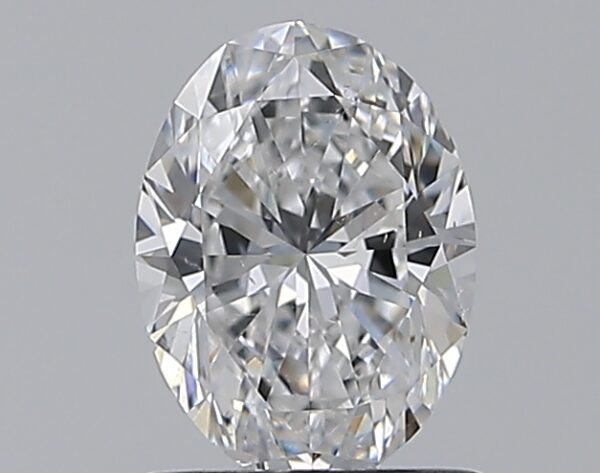 1 carat, D colour, SI1 clarity, Oval shape, Natural Diamond.
