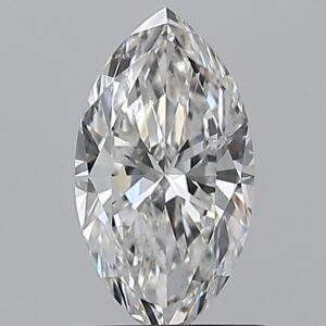 0.96 carat, F colour, SI2 clarity, Marquise shape, Natural Diamond.
