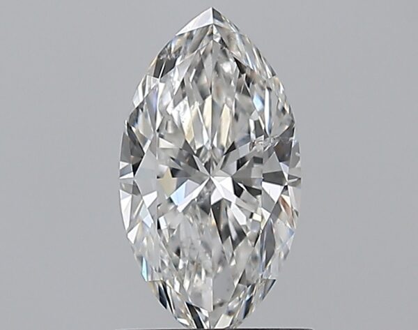 0.96 carat, F colour, SI2 clarity, Marquise shape, Natural Diamond.