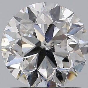 1 carat, E colour, SI1 clarity, Round shape, Natural Diamond.
