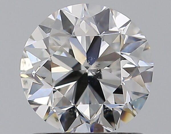 1 carat, E colour, SI1 clarity, Round shape, Natural Diamond.