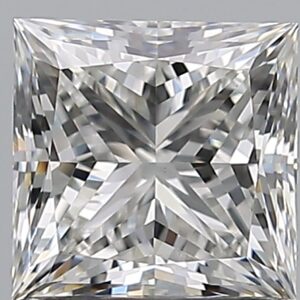 1.03 carat, G colour, VS1 clarity, Princess shape, Natural Diamond.