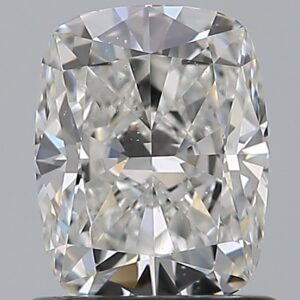 1.02 carat, G colour, SI1 clarity, Cushion shape, Natural Diamond.