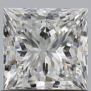 1.01 carat, H colour, VS1 clarity, Princess shape, Natural Diamond.