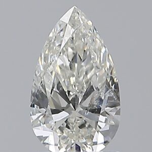 1.01 carat, H colour, SI2 clarity, Pear shape, Natural Diamond.
