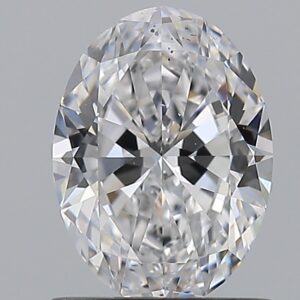 1 carat, D colour, SI1 clarity, Oval shape, Natural Diamond.