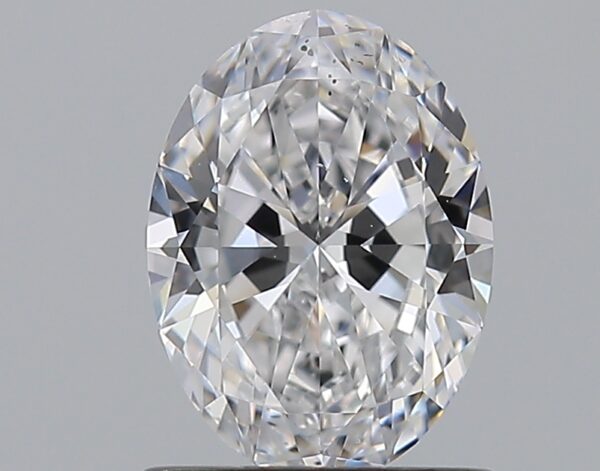 1 carat, D colour, SI1 clarity, Oval shape, Natural Diamond.